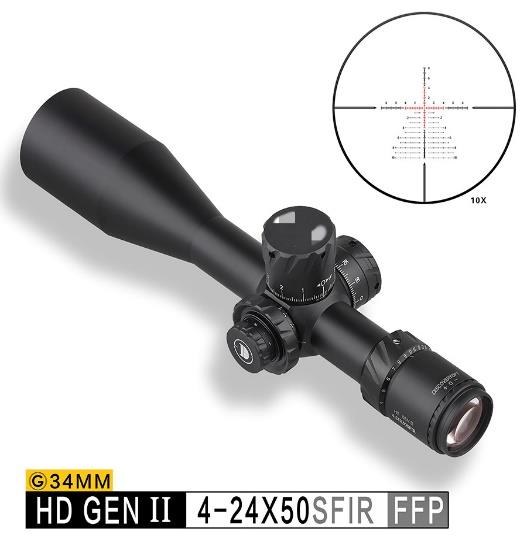 DISCOVERY HD GENII 4-24X50SFIR FFP ZERO STOP
