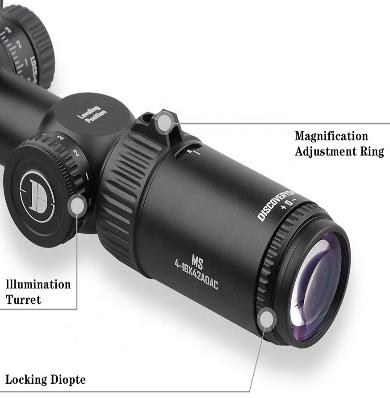 DISCOVERY SEGUNDO PLANO FOCAL MS 3-9X40 SF RETICULA ILUMINADA